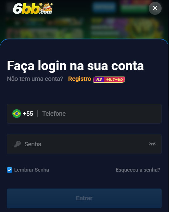 Instruções para etapas precisas de entrar 6BB